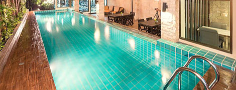Swimming pool @ Aspen Suites Bangkok