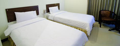 bedroom at the house hat yai