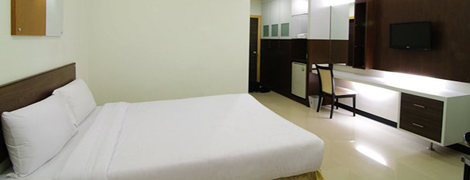 bedroom at the house hat yai