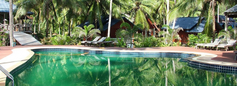 Swimming pool @Chaloklum Bay Resort