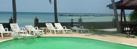 Swimming Pool With Beach View