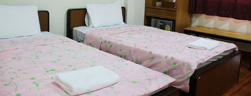 Bedroom @pornnarumit hotel