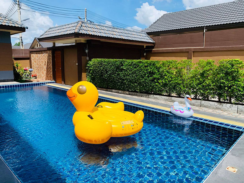 Wooden Pool Villa