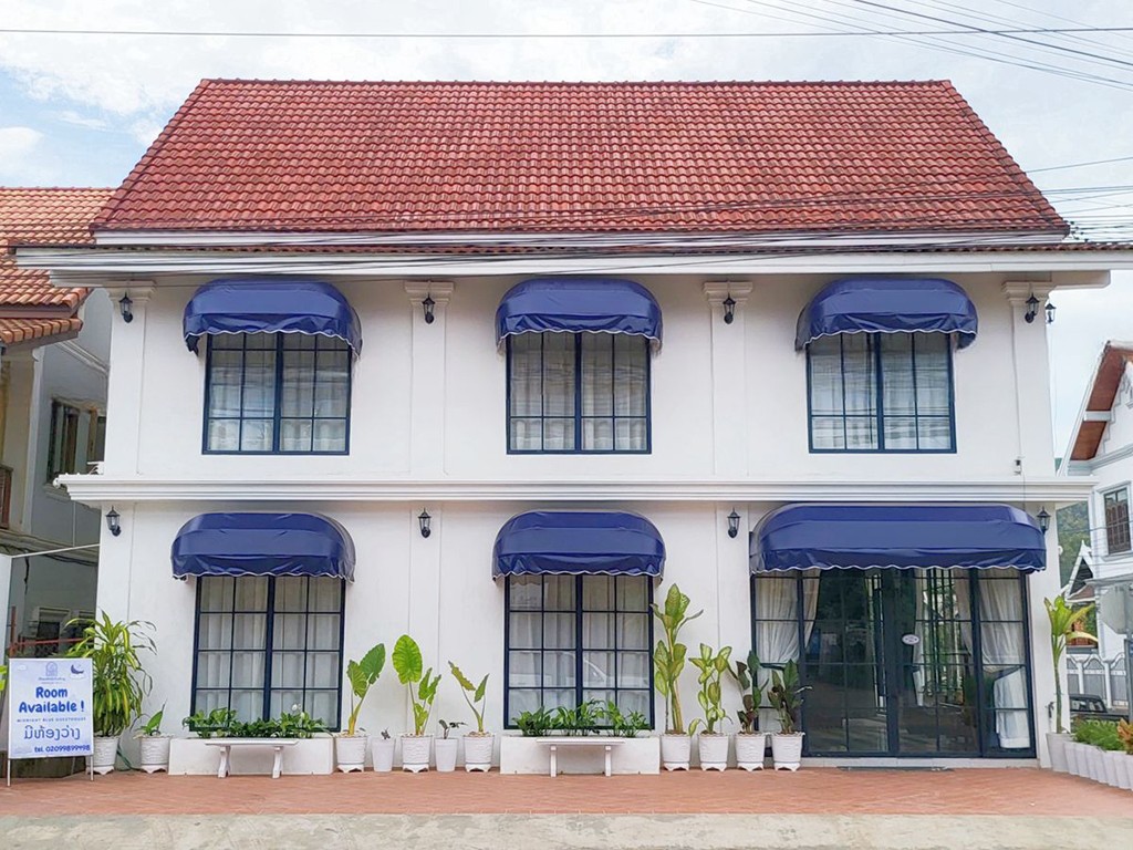 เรือนพักมิดไนท์บลู (Midnight Blue Guesthouse)-ที่พัก แขวงหลวงพระบาง